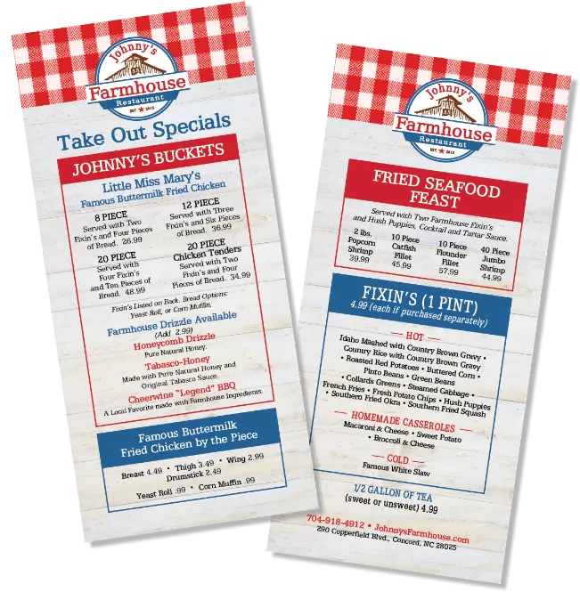 View Menus for Concord