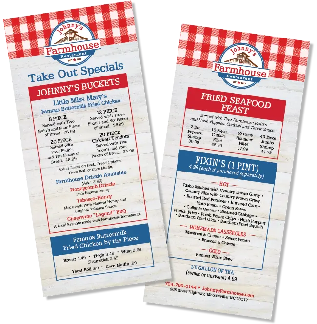 View Menus for Mooresville