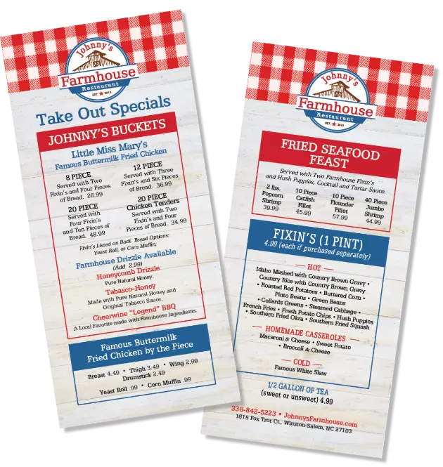 View Menus for Winston-Salem